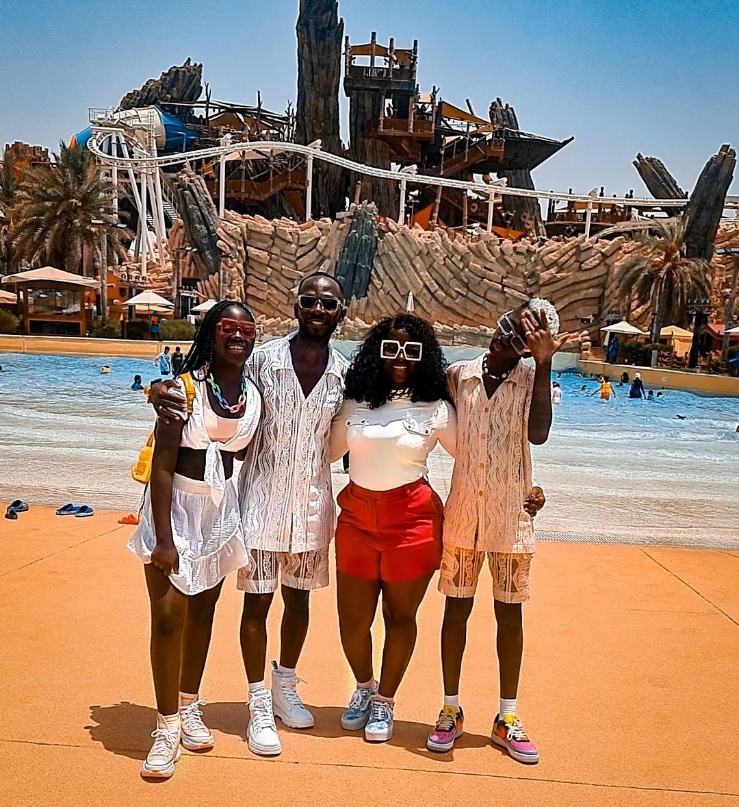 6 male celebrities with beautiful wives in Ghana (photos) 3 Okyeame Kwame and family