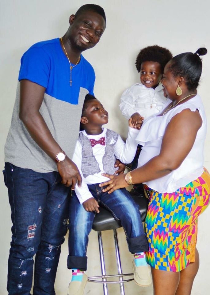 Meet the beautiful wife and family of actor Bill Asamoah 2 bill asamoah