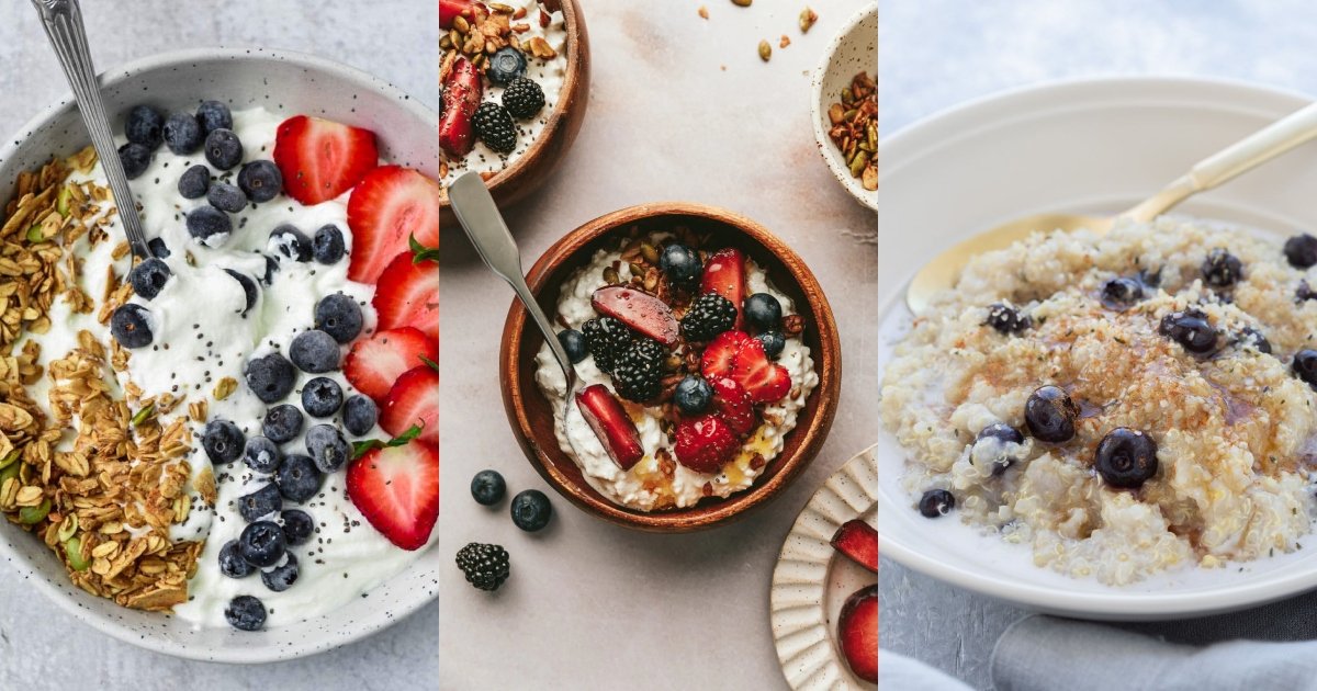 10 Quick and Healthy Breakfast Ideas for a healthy living. 1 break fast